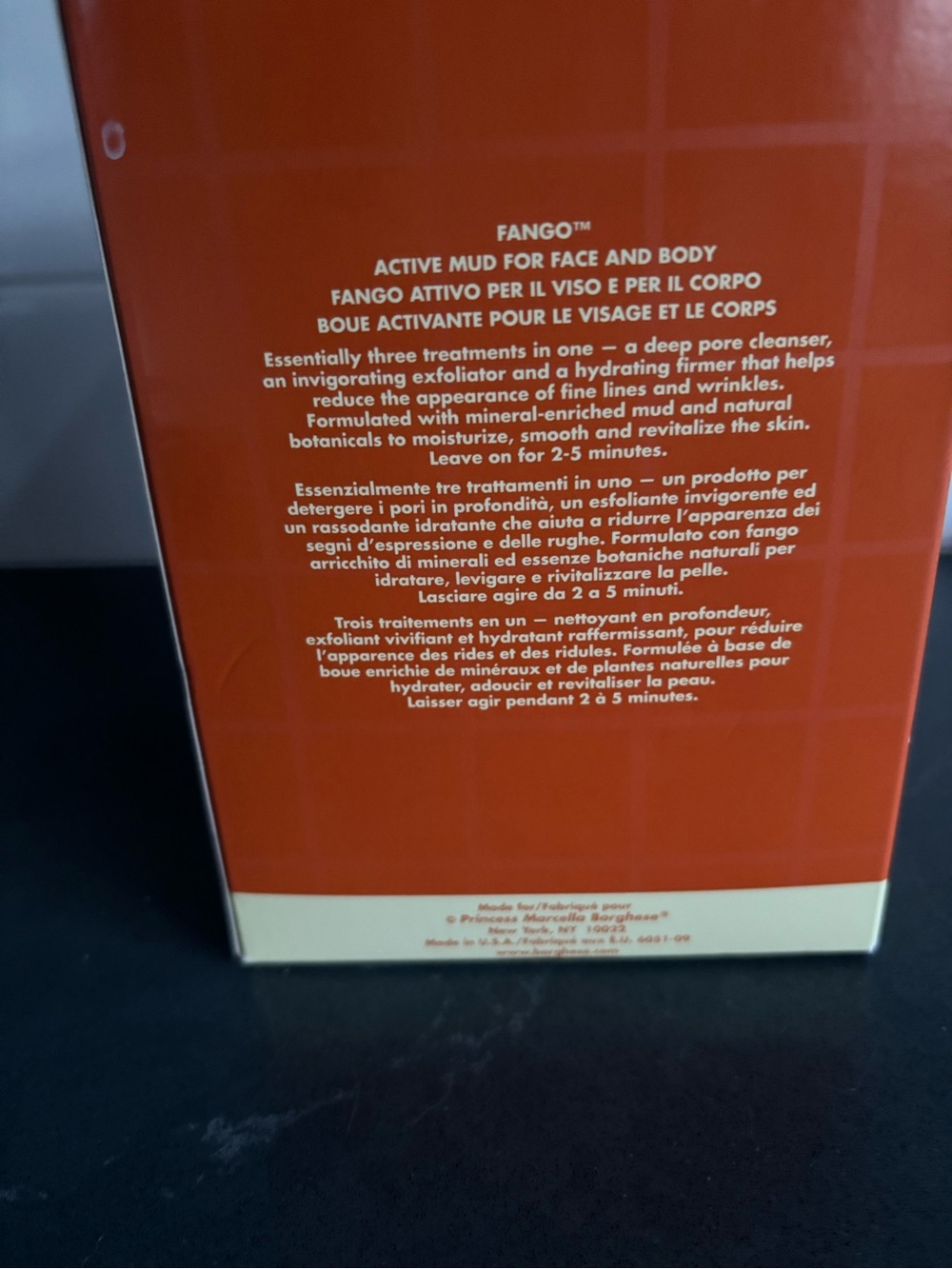 Borghese Fango Active Mud for Face & Body - Orange - Picture 4 of 10